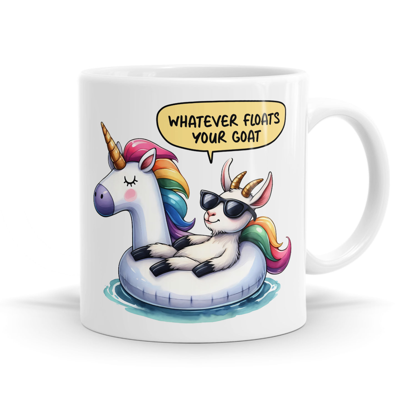 Whatever Floats Your Goat Mug image