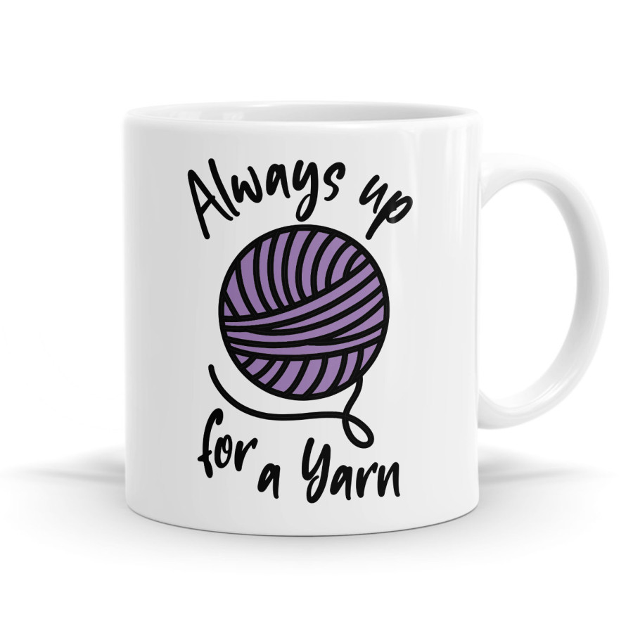 Always up for a Yarn Kitting Mug