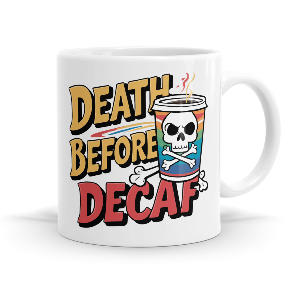 Death Before Decaf Mug