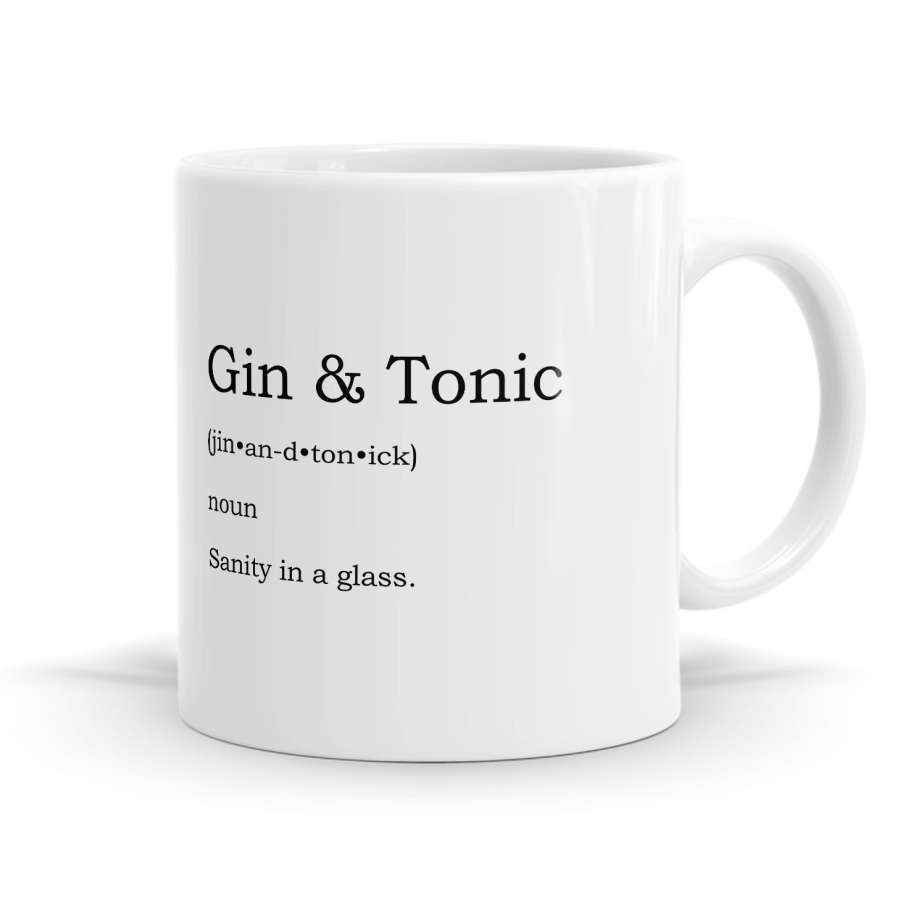 Gin and Tonic Definition Mug