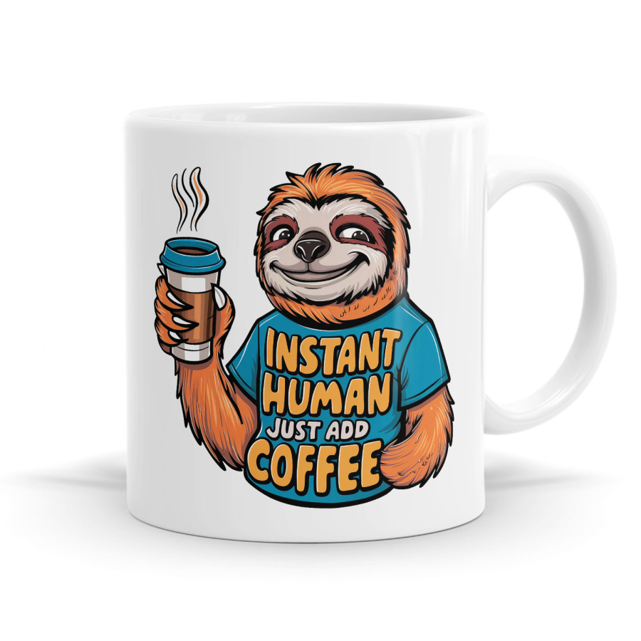 Instant Human Sloth Mug