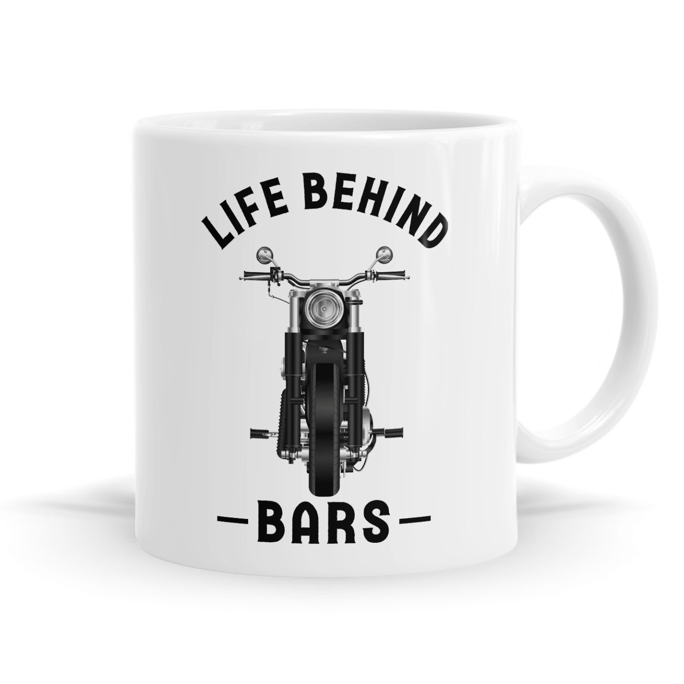 Life Behind Bars Motorcycle Mug image