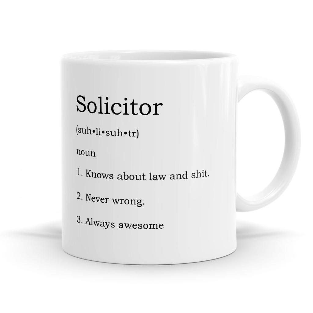 Solicitor Definition Mug