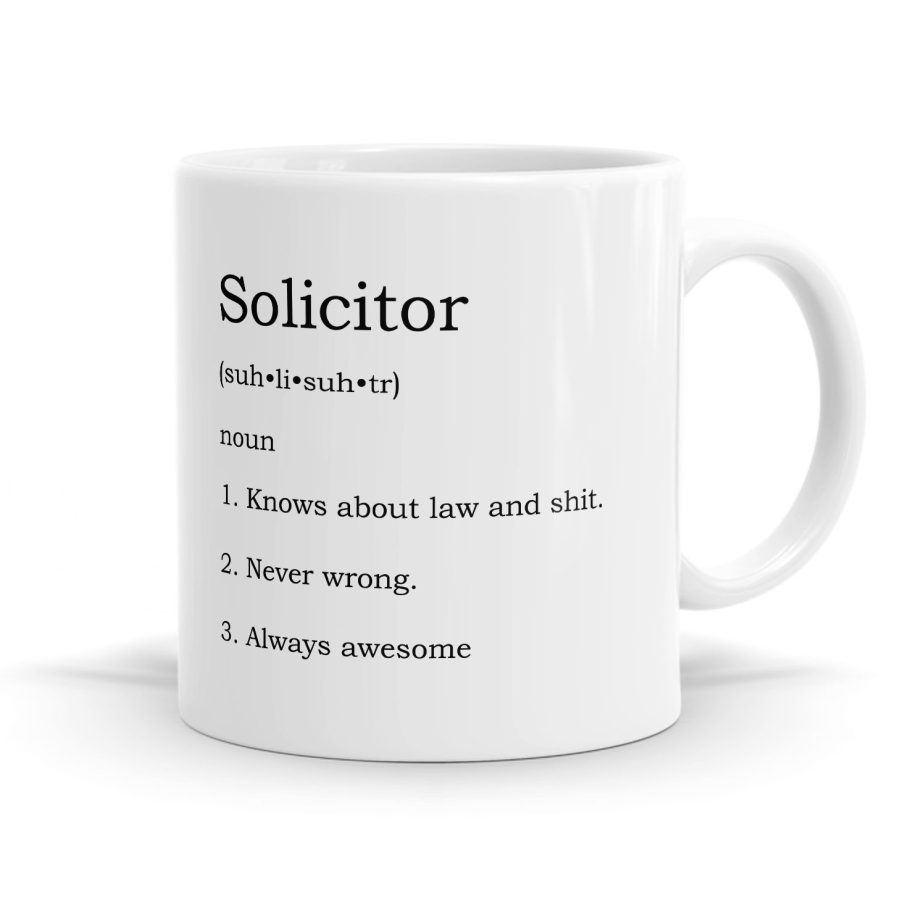Solicitor Definition Mug