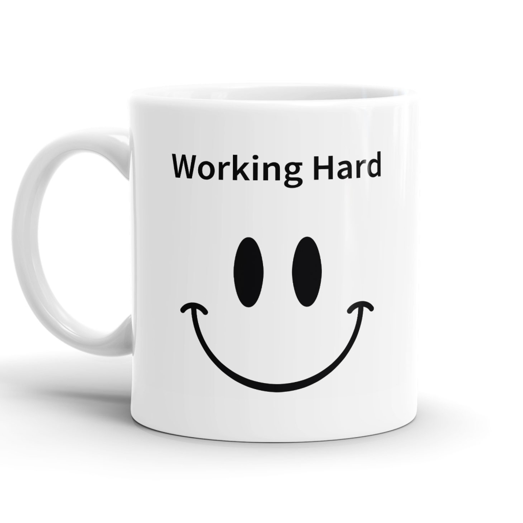 Working Hard - But Actually Mug image