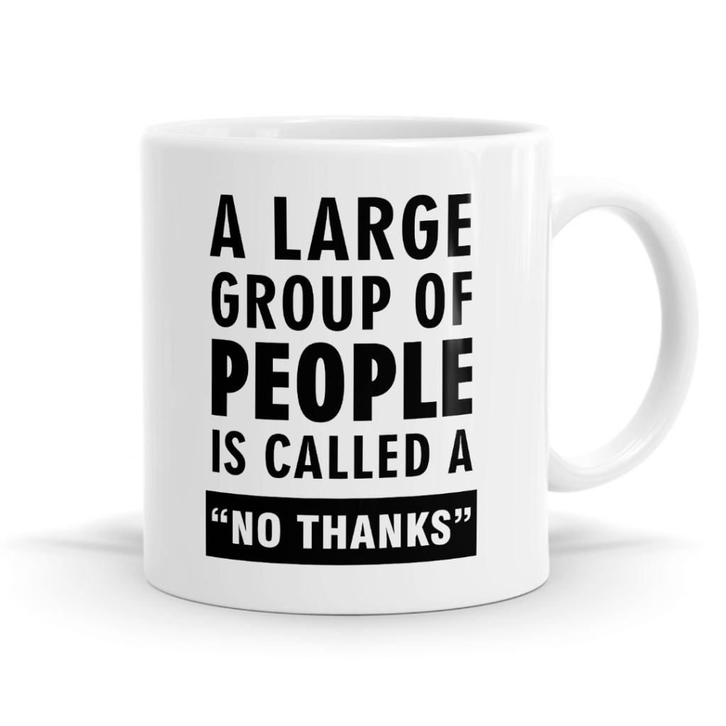 A Large Group of People – Statement Mug