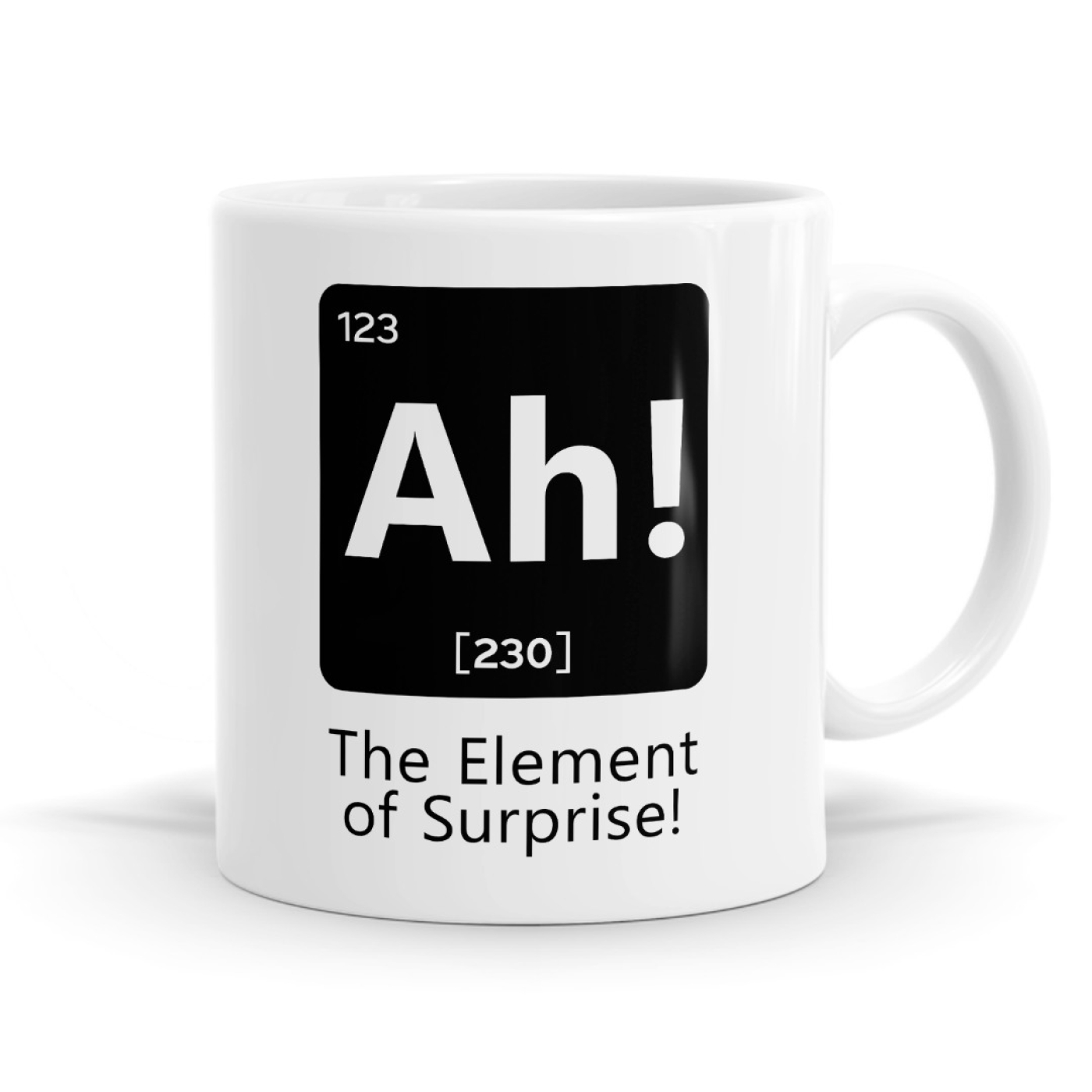 The Element of Surprise - Periodic Table Mug Image