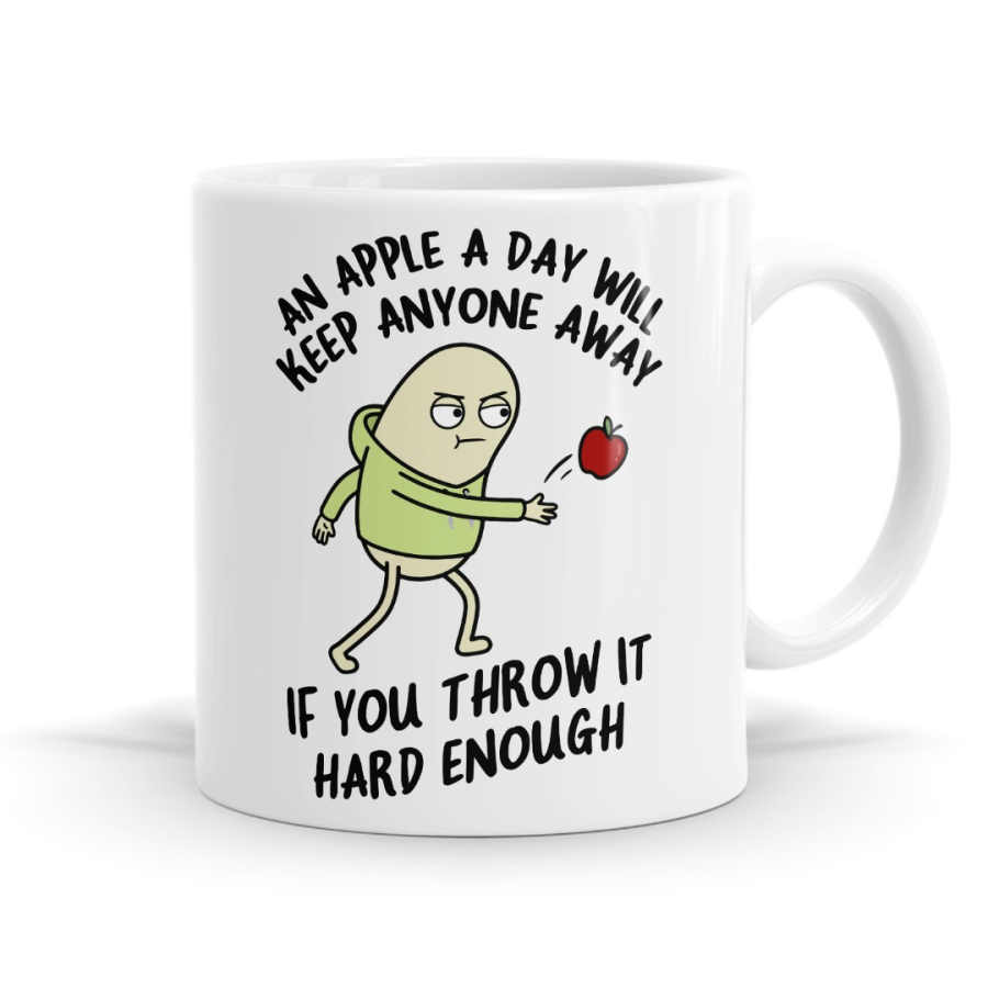 An Apple A Day Keeps Anyone Away Mug