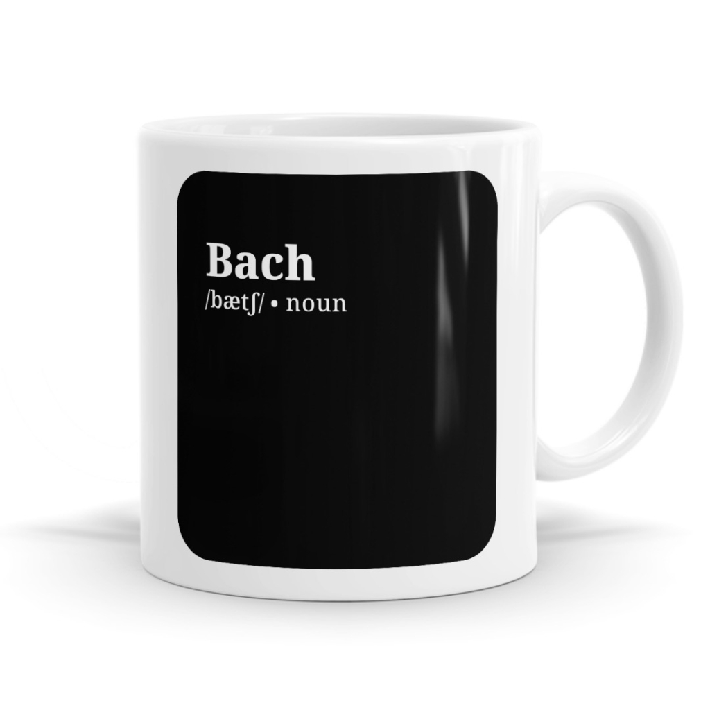 Bach Definition - Funny Kiwi Slang Mug
