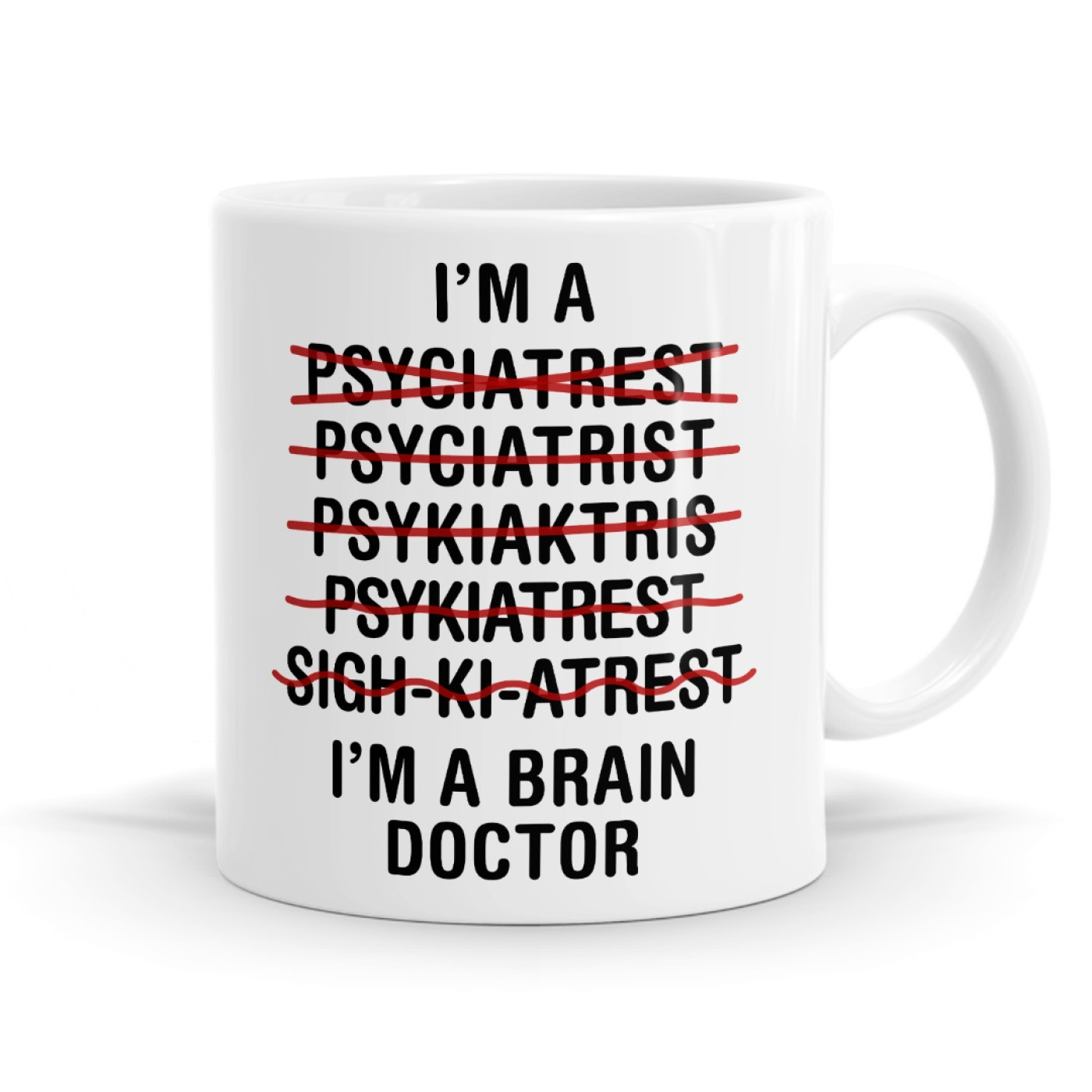 Im A Brain Doctor Psychiatrist Funny Mug Image