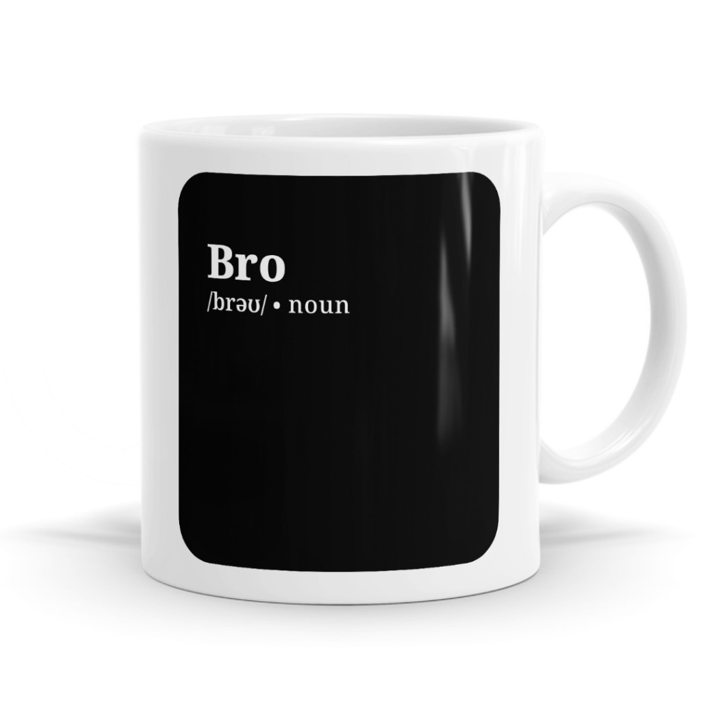 Bro Definition - Funny Kiwi Slang Mug