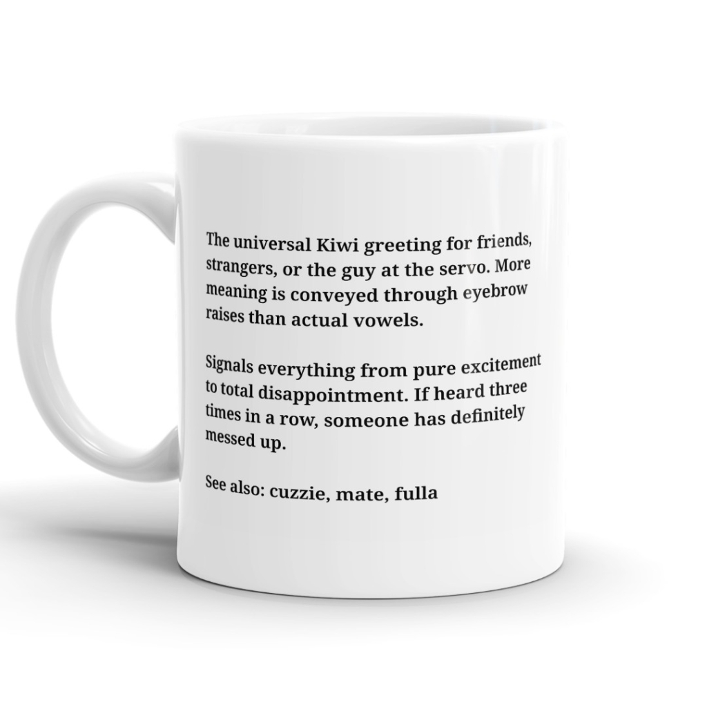 Bro Definition - Funny Kiwi Slang Mug image