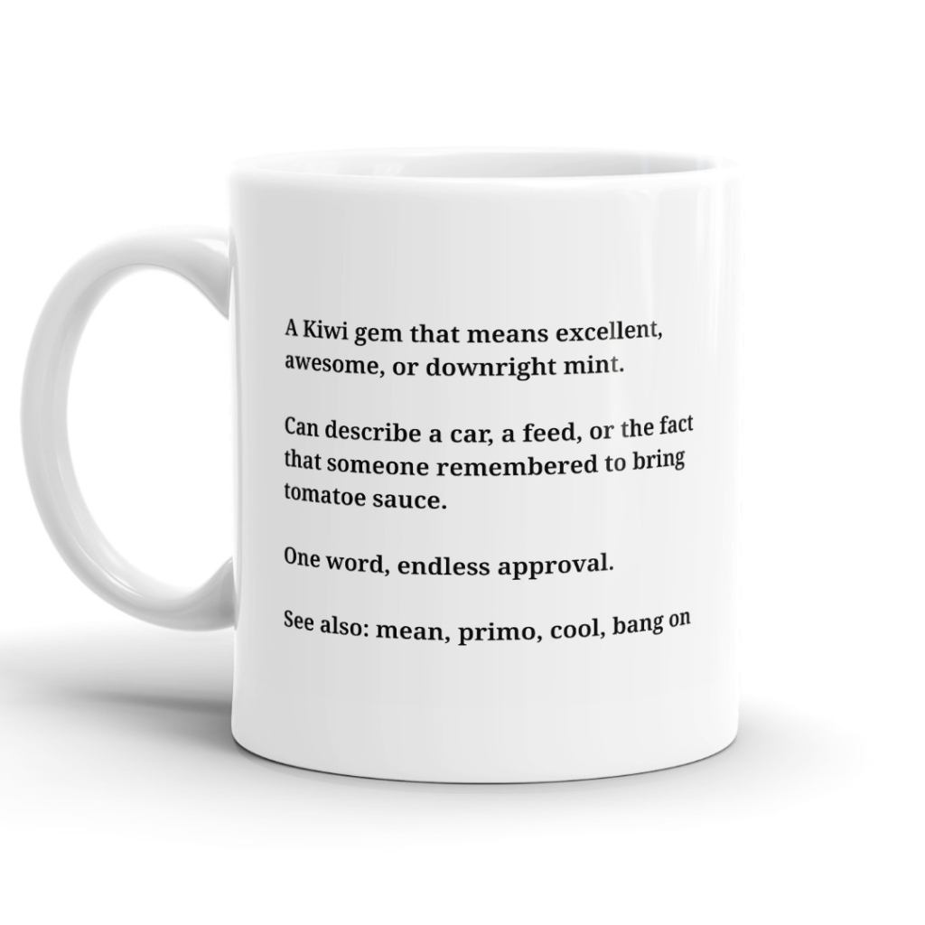 Choice Definition - Funny Kiwi Slang Mug image