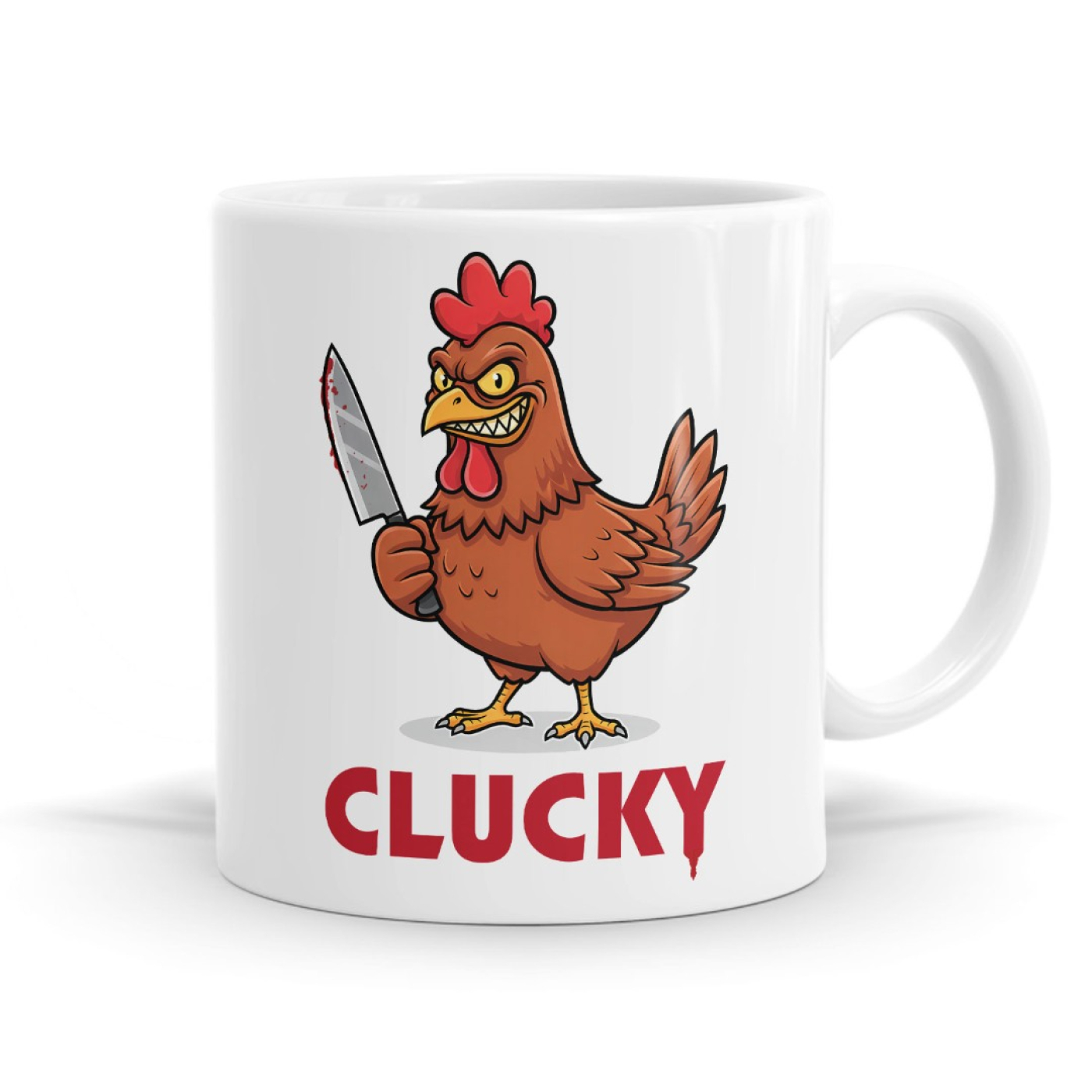 Clucky - Chucky Pun Mug image