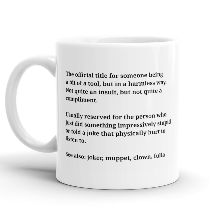 Egg Definition - Funny Kiwi Slang Mug image