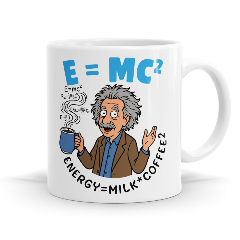 Einstein Energy Formula - Funny Physics Science Humour Mug