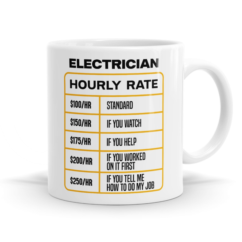 Personalised Hourly Rate Mug image