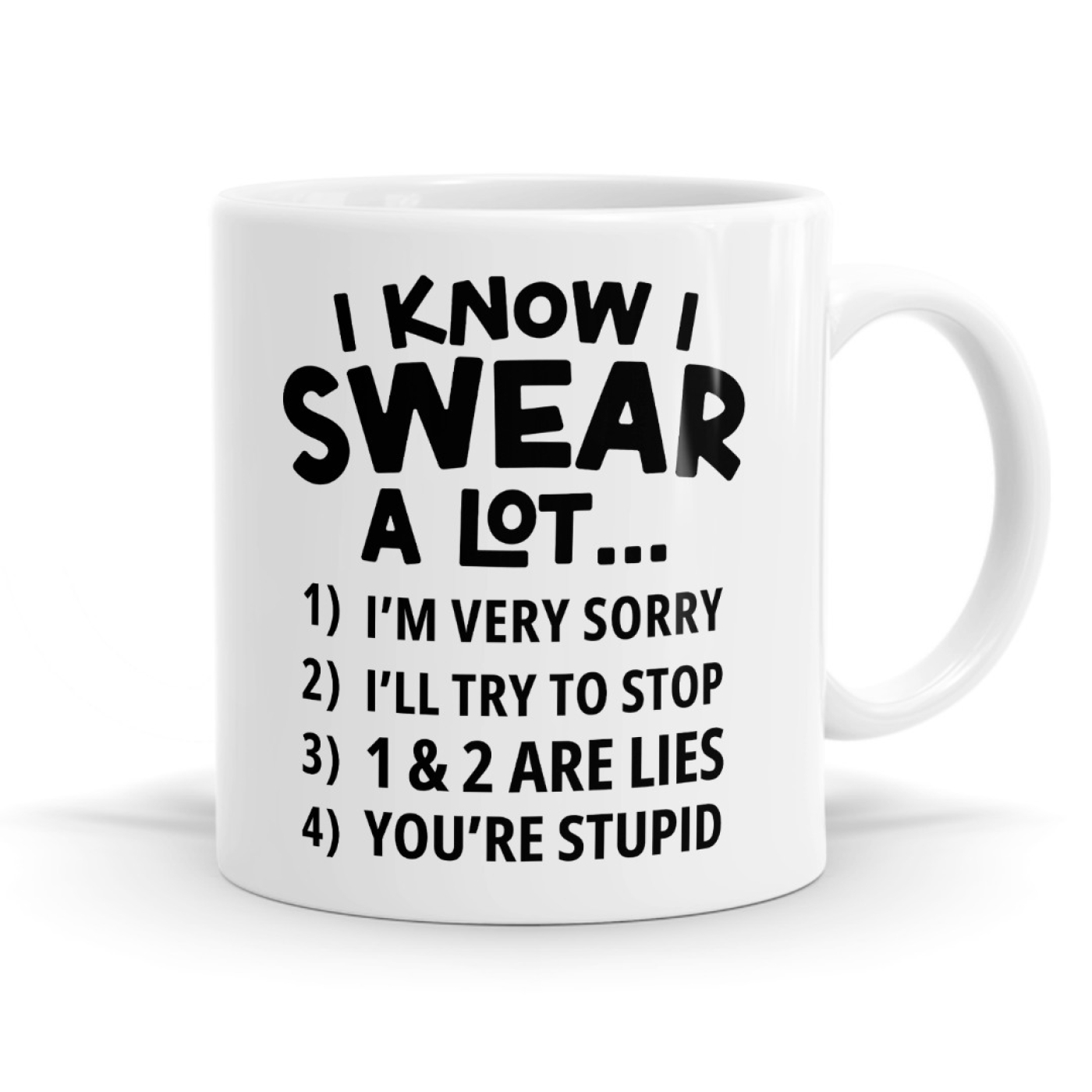 Sarcastic Swear A Lot Novelty Mug Image