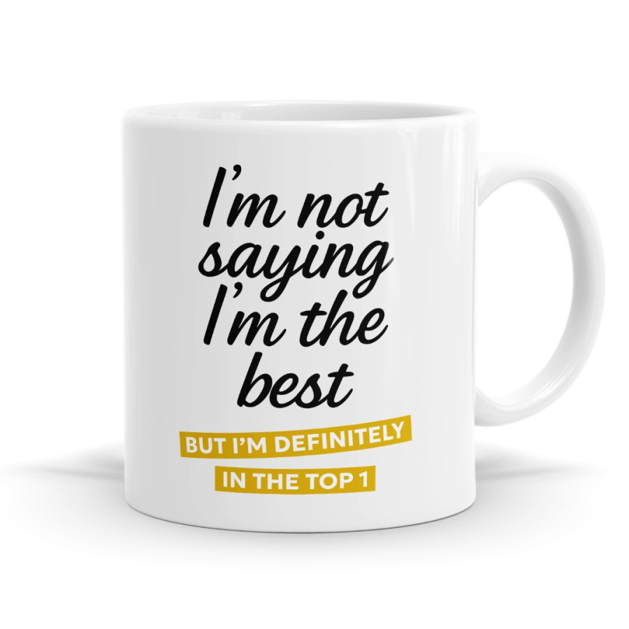 Top 1 - Funny Sarcastic Mug image