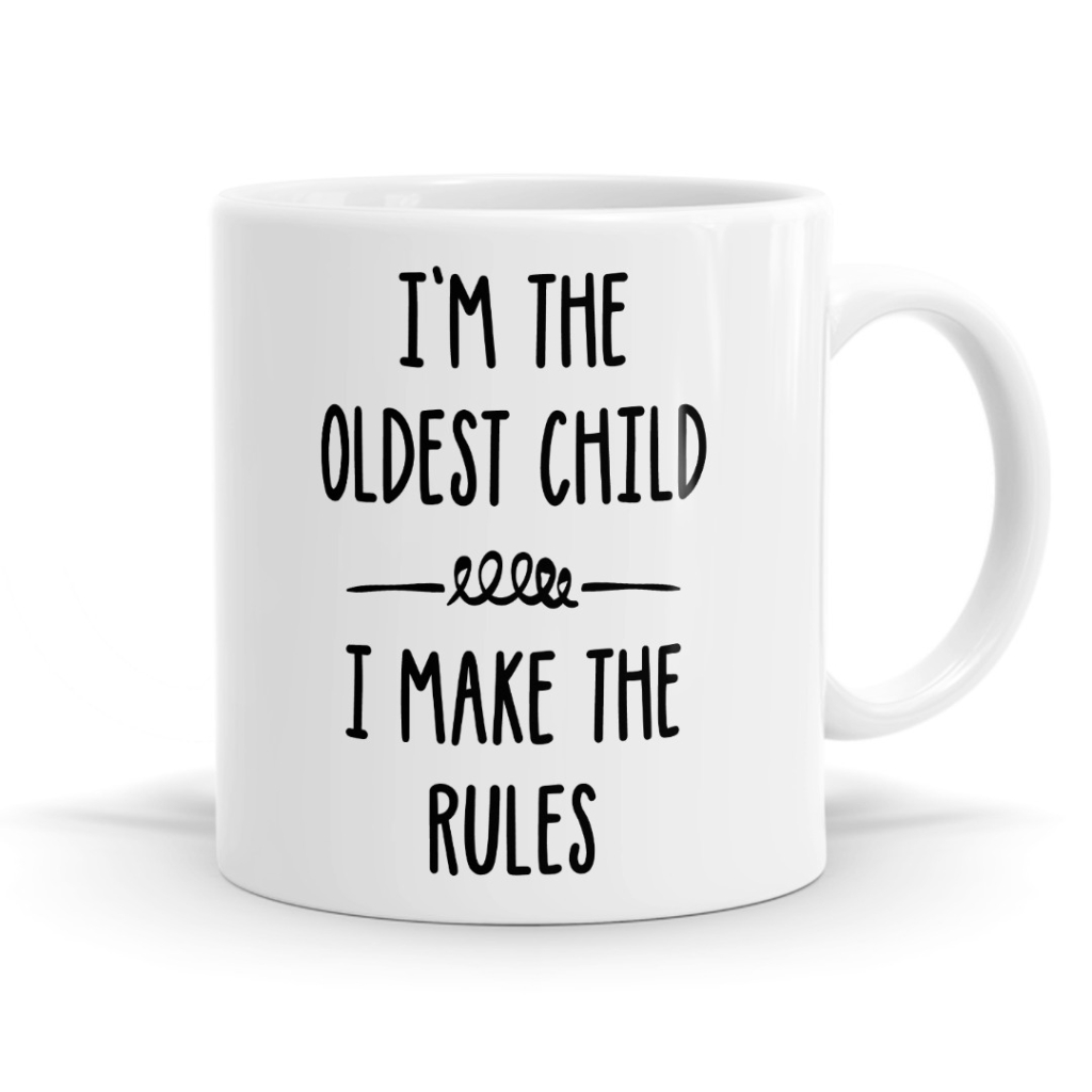 Funny Birth Order Sibling Novelty Mug Image