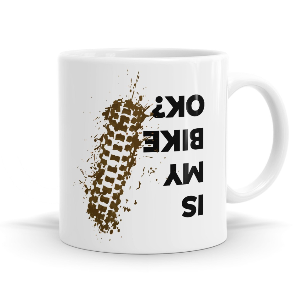 Is My Bike OK? - Funny Mountain Biker Humour Mug