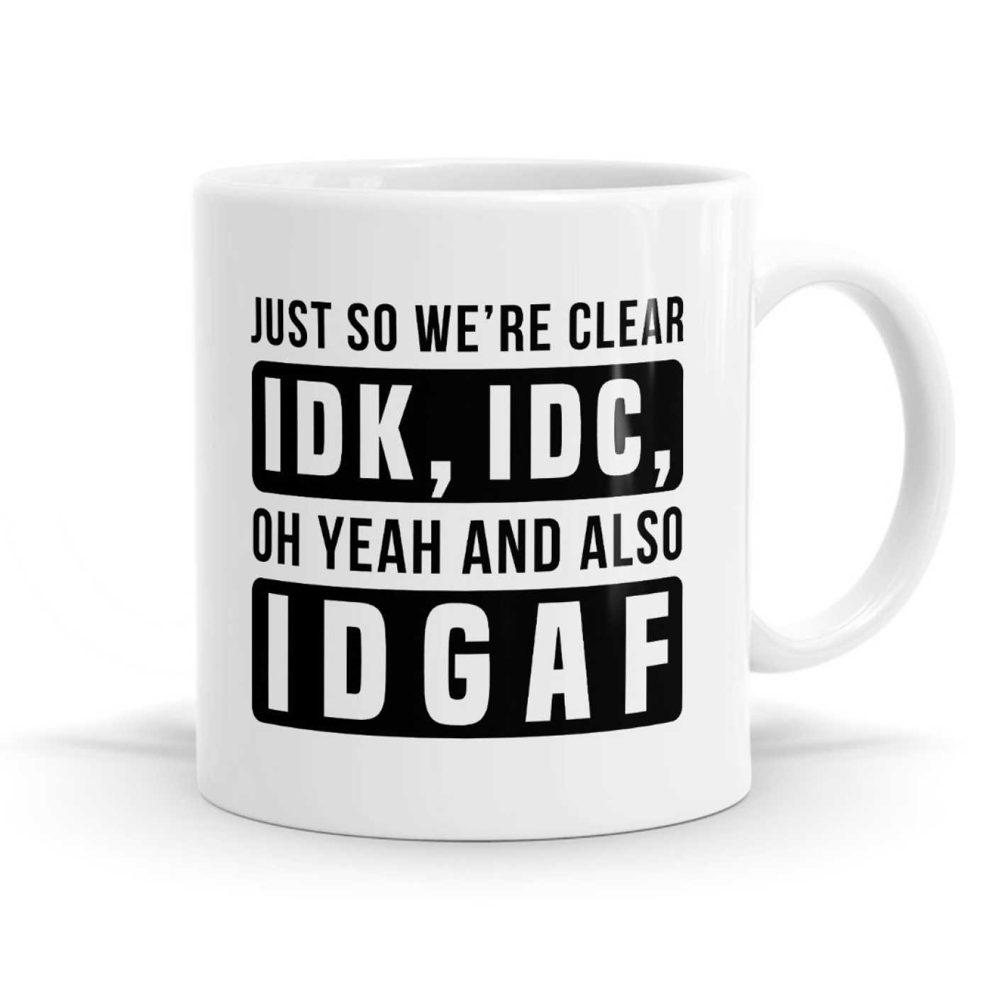 Just So We’re Clear - Sarcastic Statement Mug Image