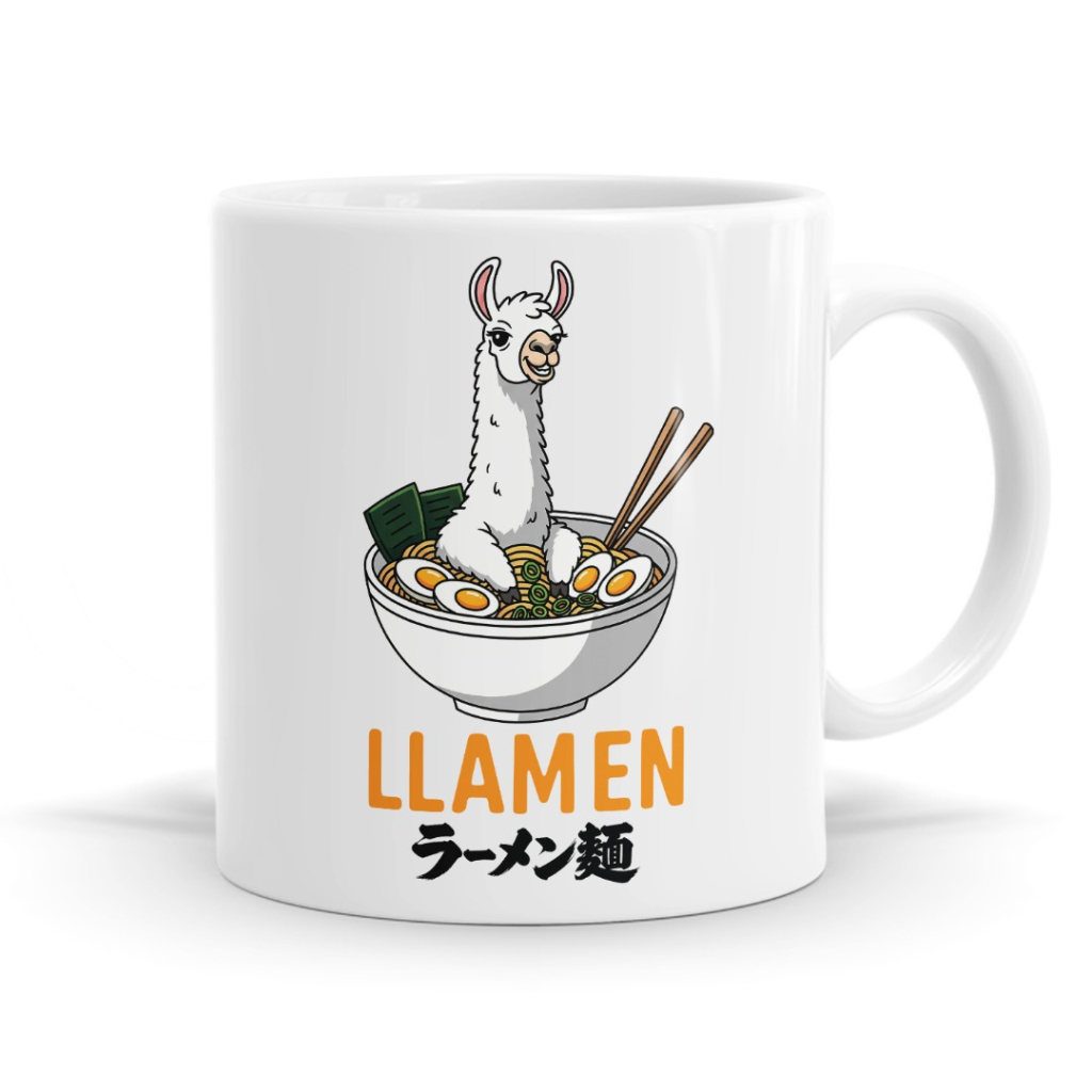 Llamen - Ramen Pun Mug