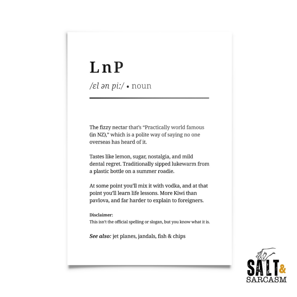 L N P Definition Print