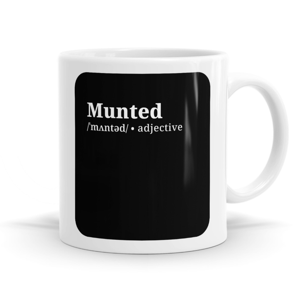 Munted Definition - Funny Kiwi Slang Mug