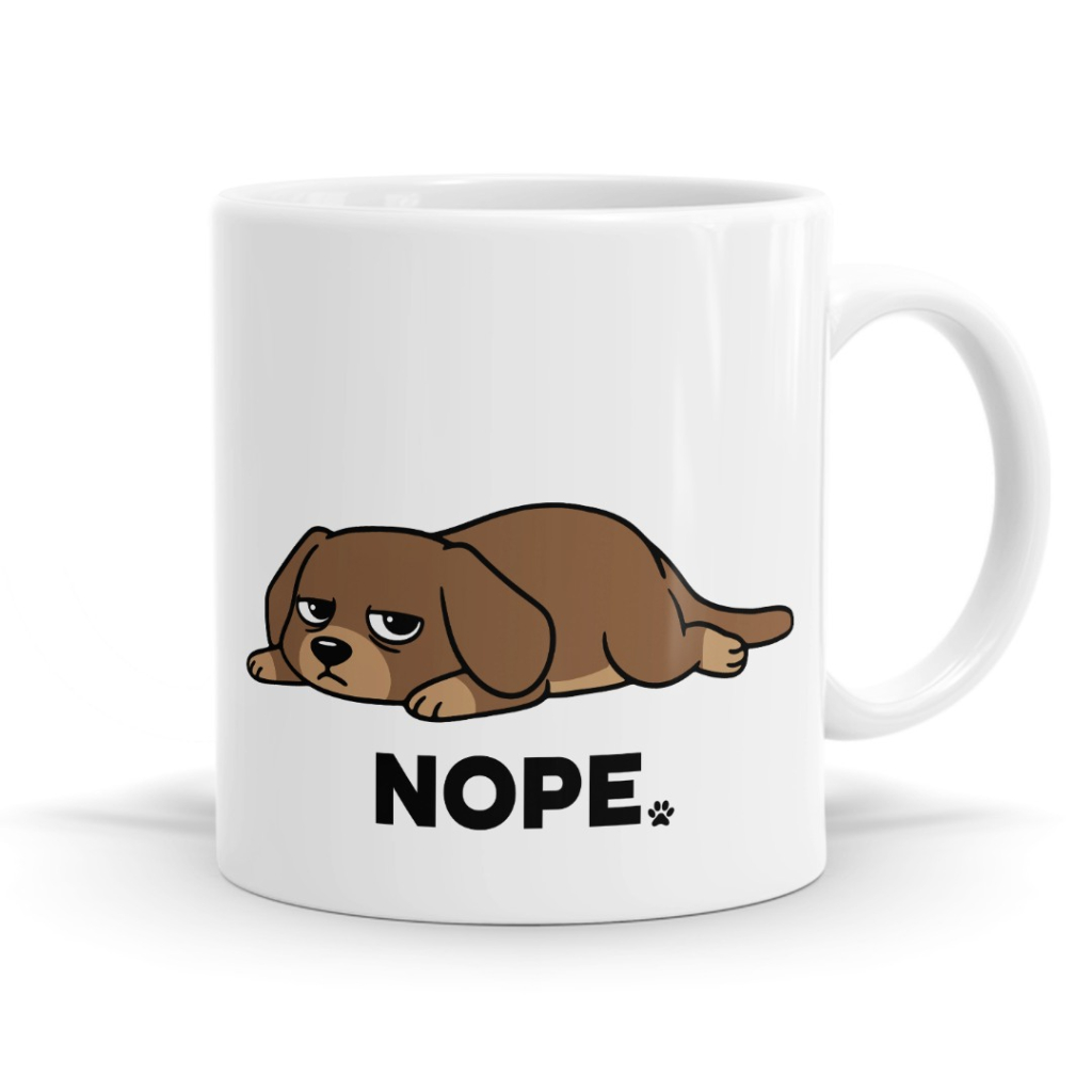 NOPE. - Relatable Sarcastic Daily Life Mug