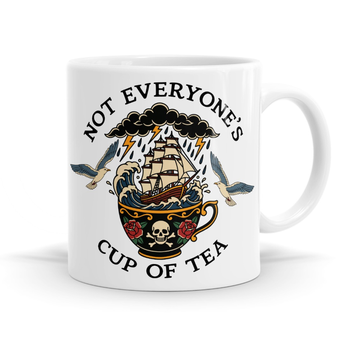 Not Everyone’s Cup of Tea - Tattoo Inspired Mug image