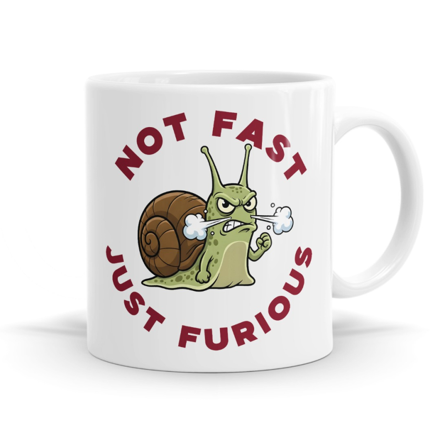 Not Fast Just Furious Mug