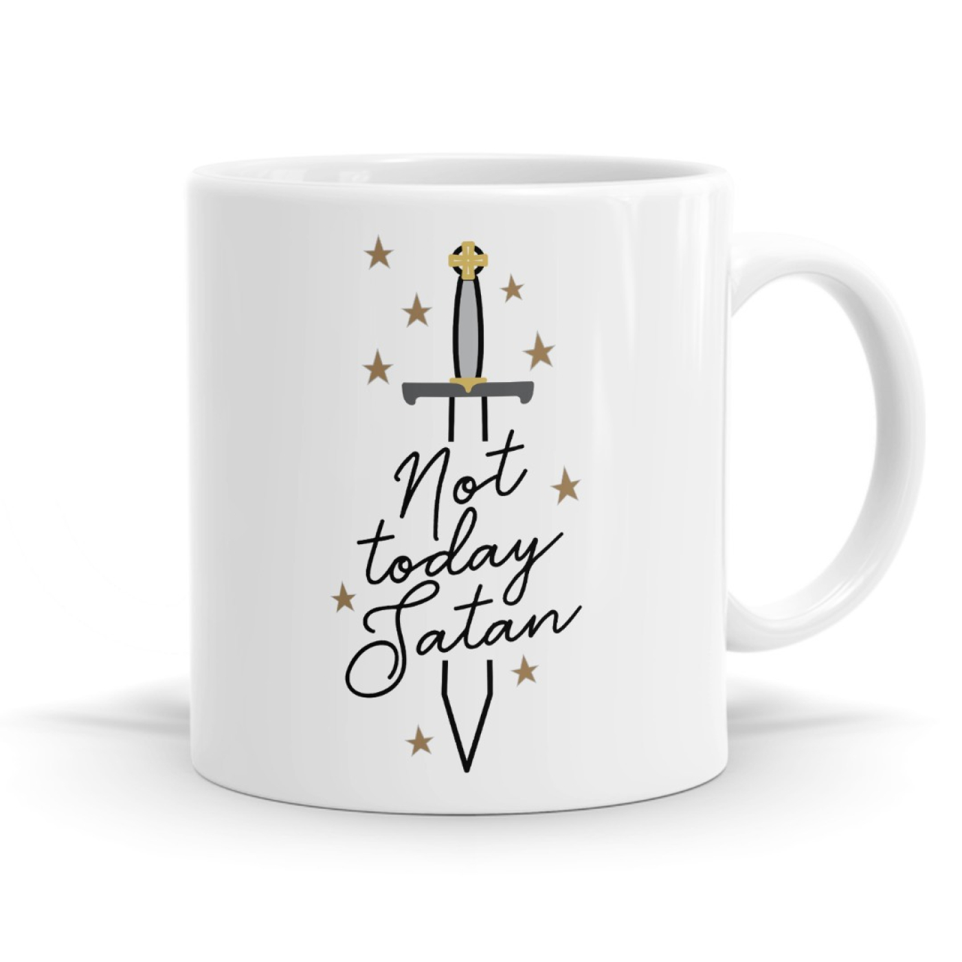 Not Today Satan Mug image