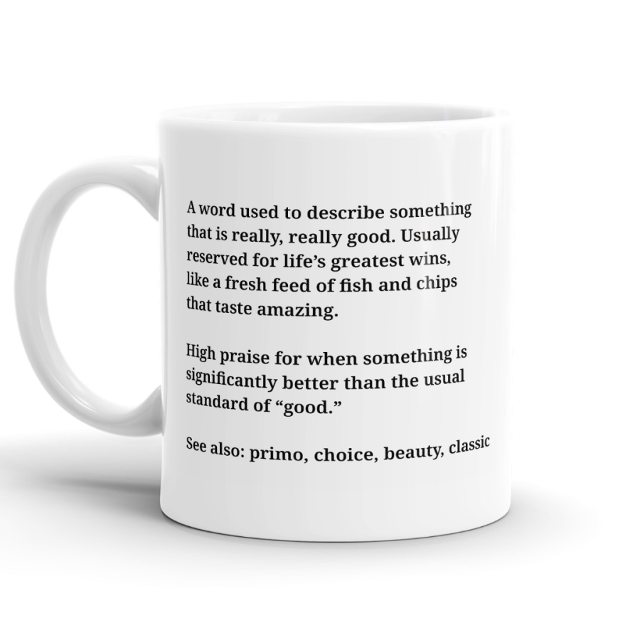 Primo Definition - Funny Kiwi Definition Mug image
