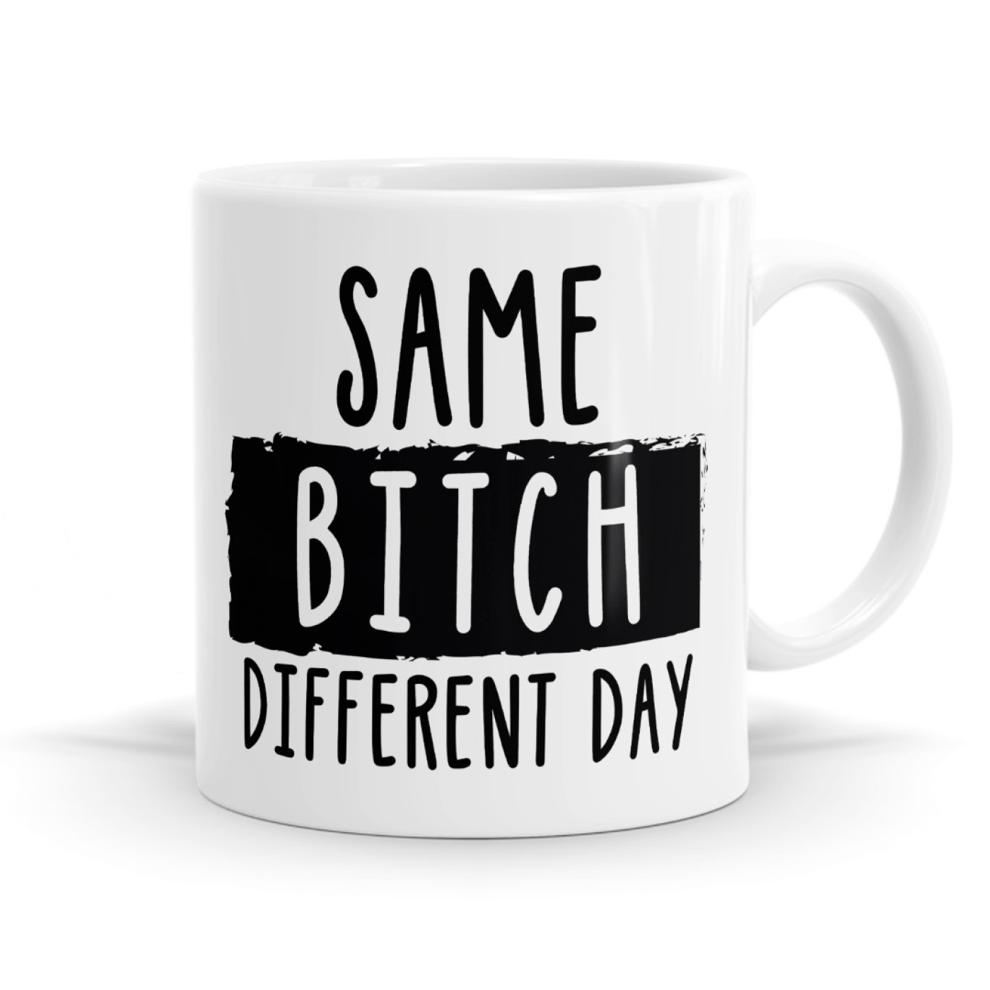 Same Bitch Different Day - Blunt Sarcastic Mug Image