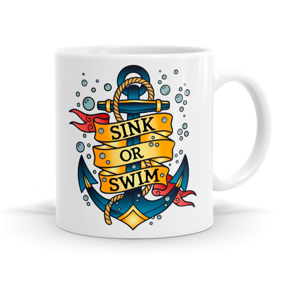Sink Or Swim -Tattoo Inspired Mug  image