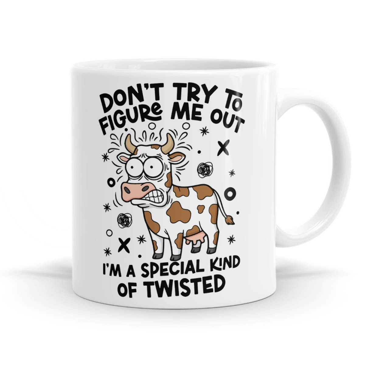 Special Kind of Twisted - Funny Sarcastic Cow Mug image