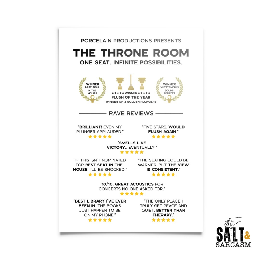 Throne Room Toilet Print