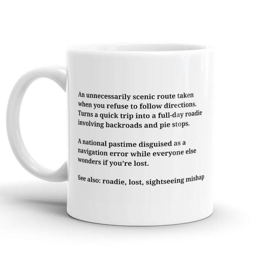 Tiki Tour Definition - Funny Kiwi Slang Mug image