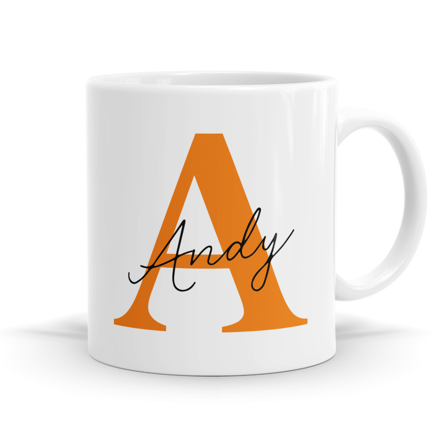 Letter A Name Mug image