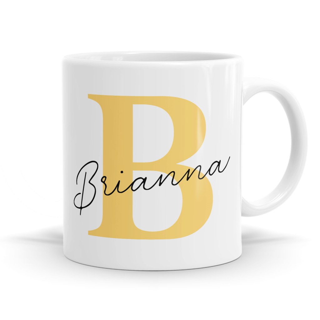 Letter B Name Mug