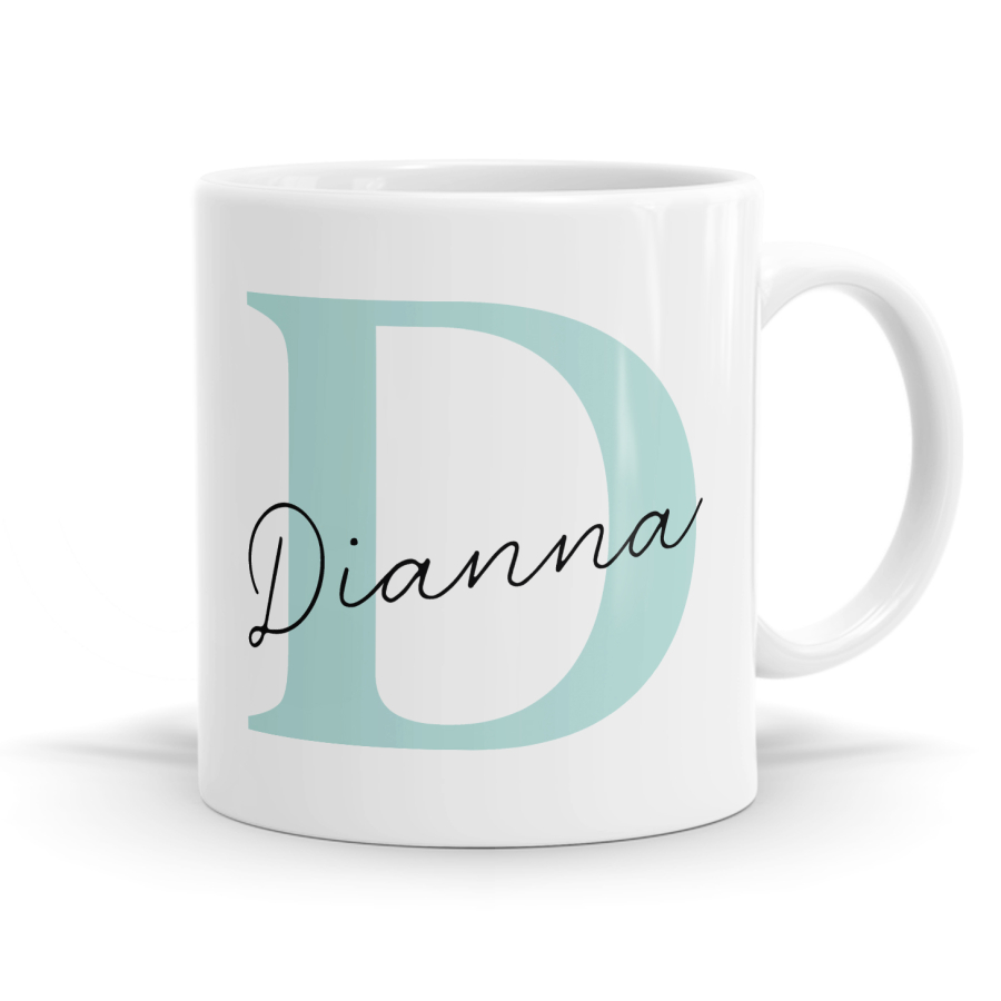 Letter D Name Mug