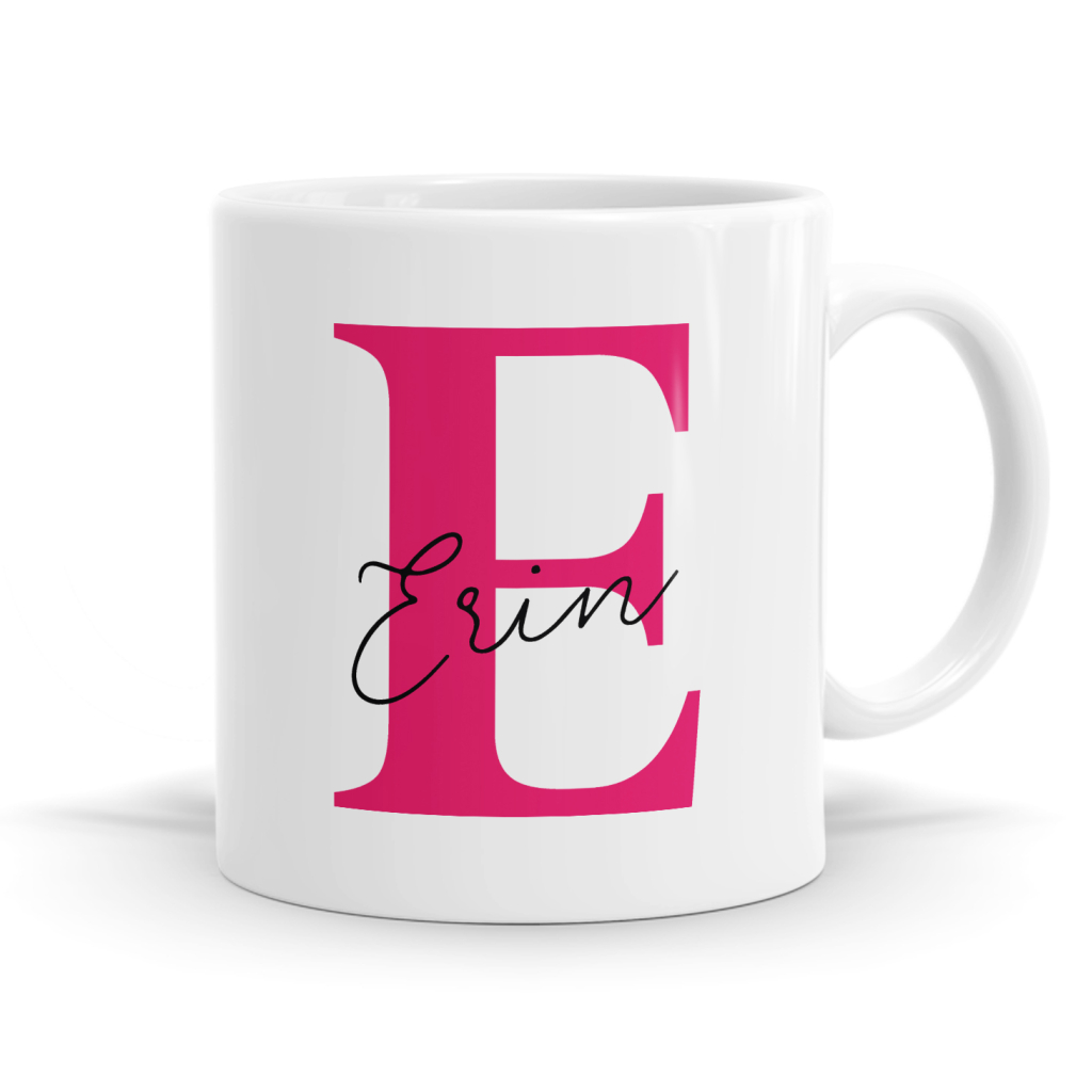 Letter E Name Mug