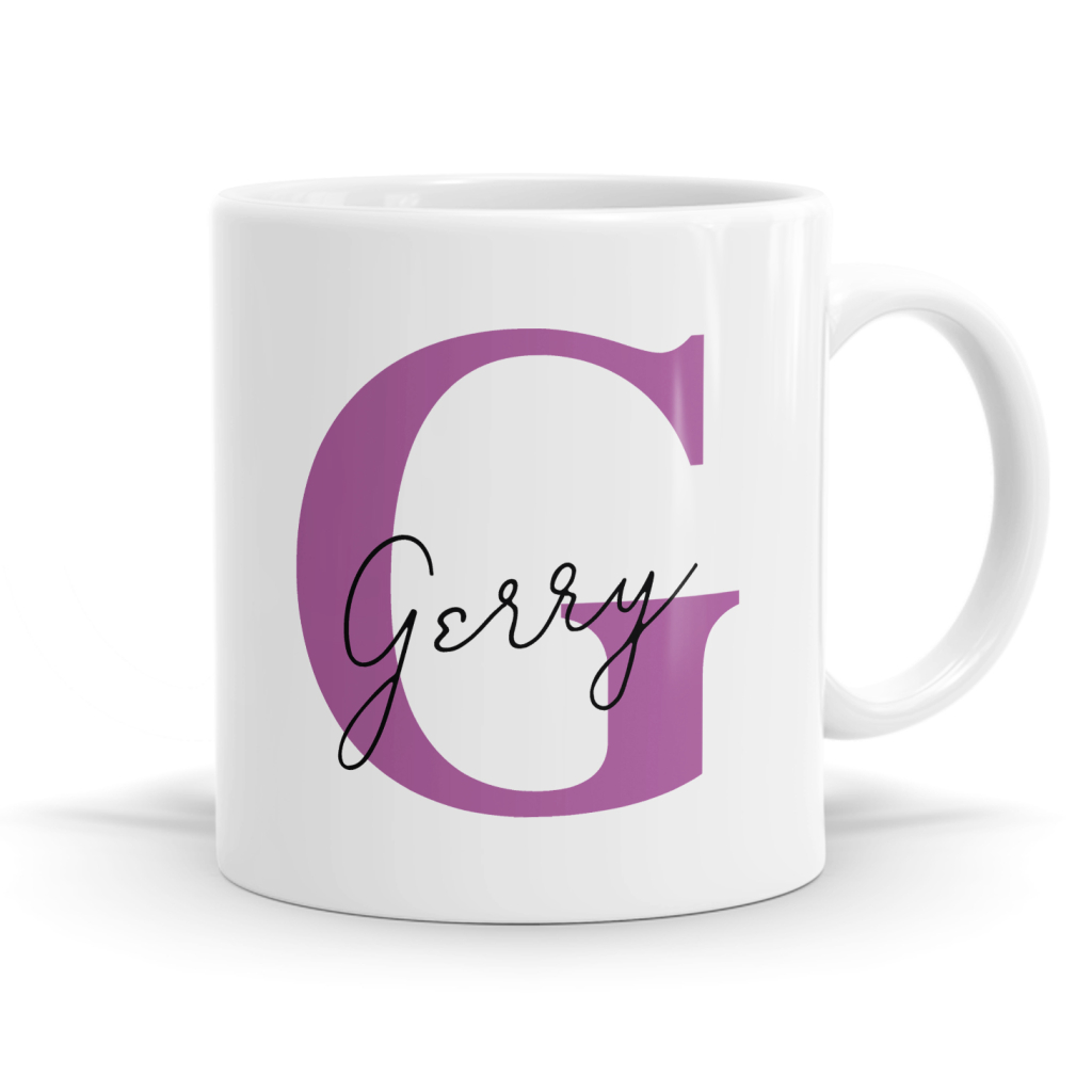 Letter G Name Mug image