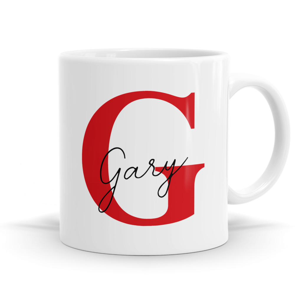 Letter G Name Mug