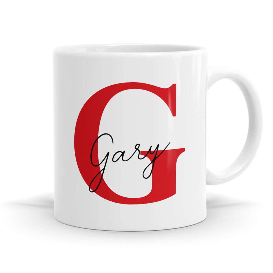 Letter G Name Mug