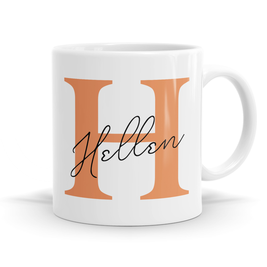 Letter H Name Mug image