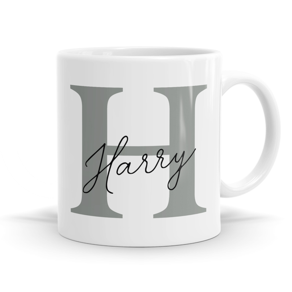 Letter H Name Mug