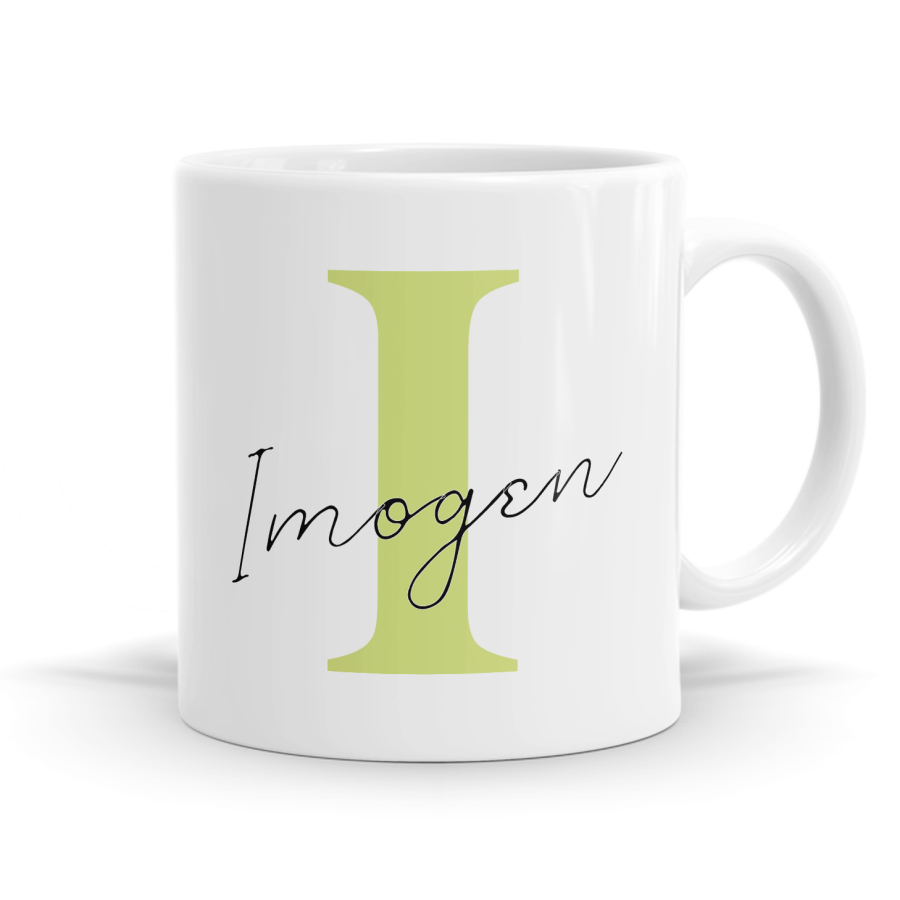 Letter I Name Mug image