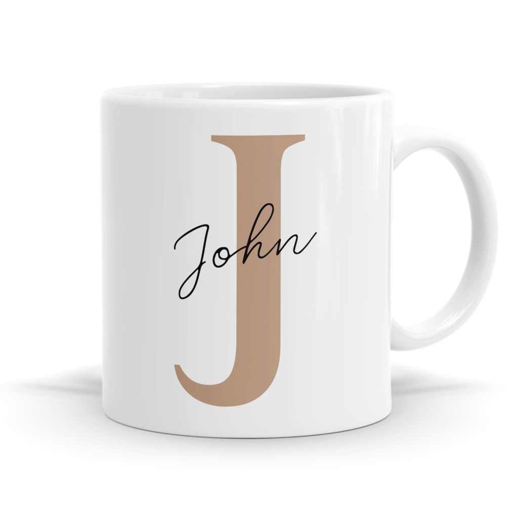 Letter J Name Mug image